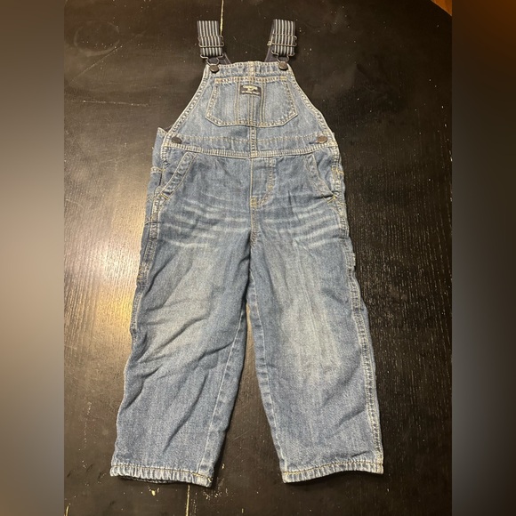 Osh’Kosh B’gosh toddler boys fleece lined overalls, size 3T - Picture 1 of 3
